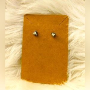 Boutique Embellished Triangle Hypoallergenic Earrings